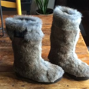 R&Renzi Real Rabbit Fur Boots